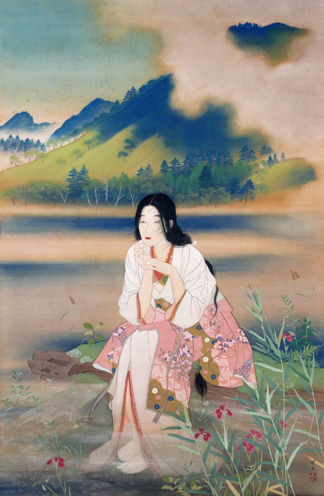 The pond of Ikao - Matsuoka Eikyu